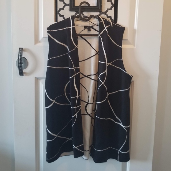 Alfani Monochrome Cotton Vest - Picture 1 of 5